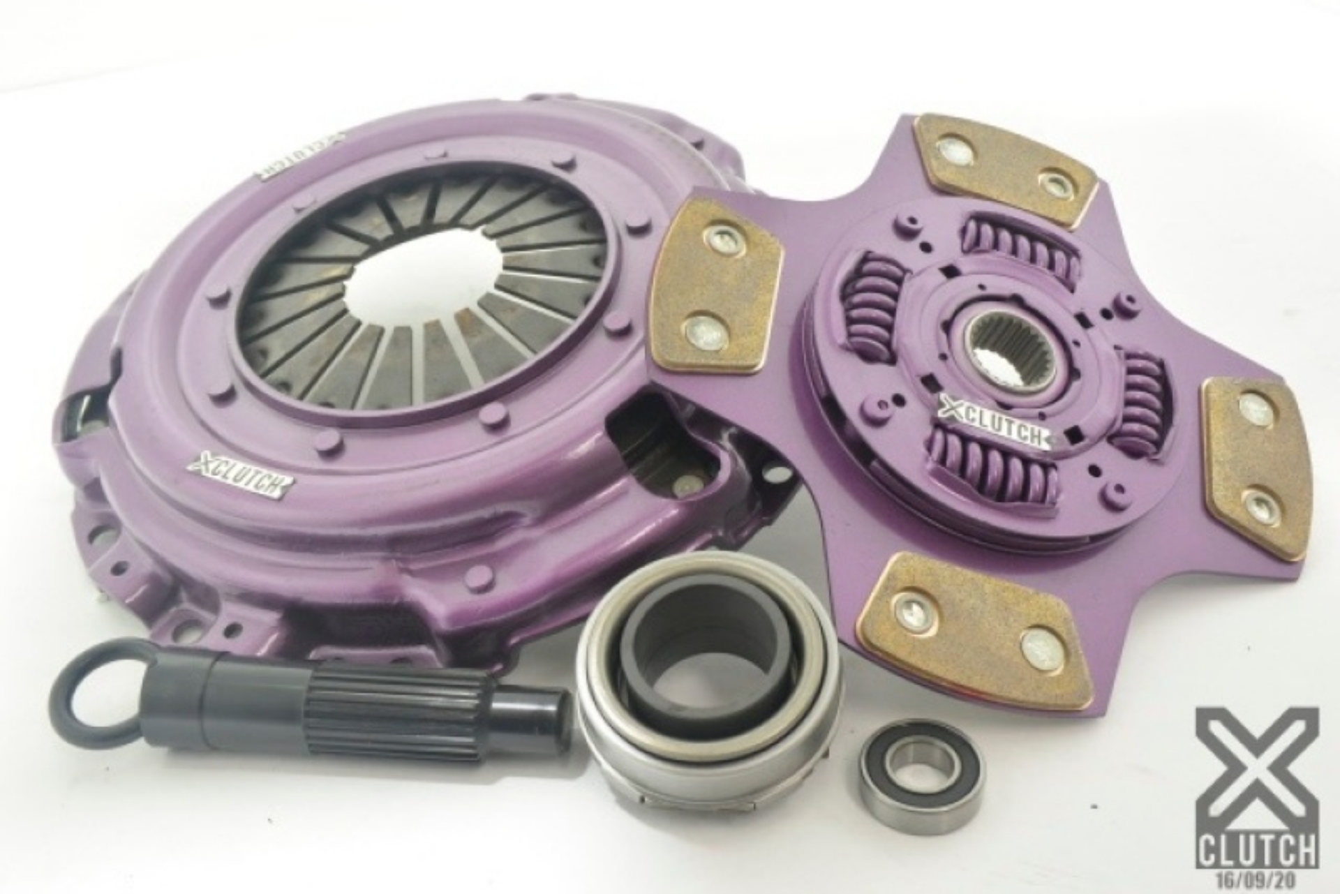 Picture of XClutch 89-91 Honda Civic SiR 1-6L Stage 2R Extra HD Sprung Ceramic Clutch Kit