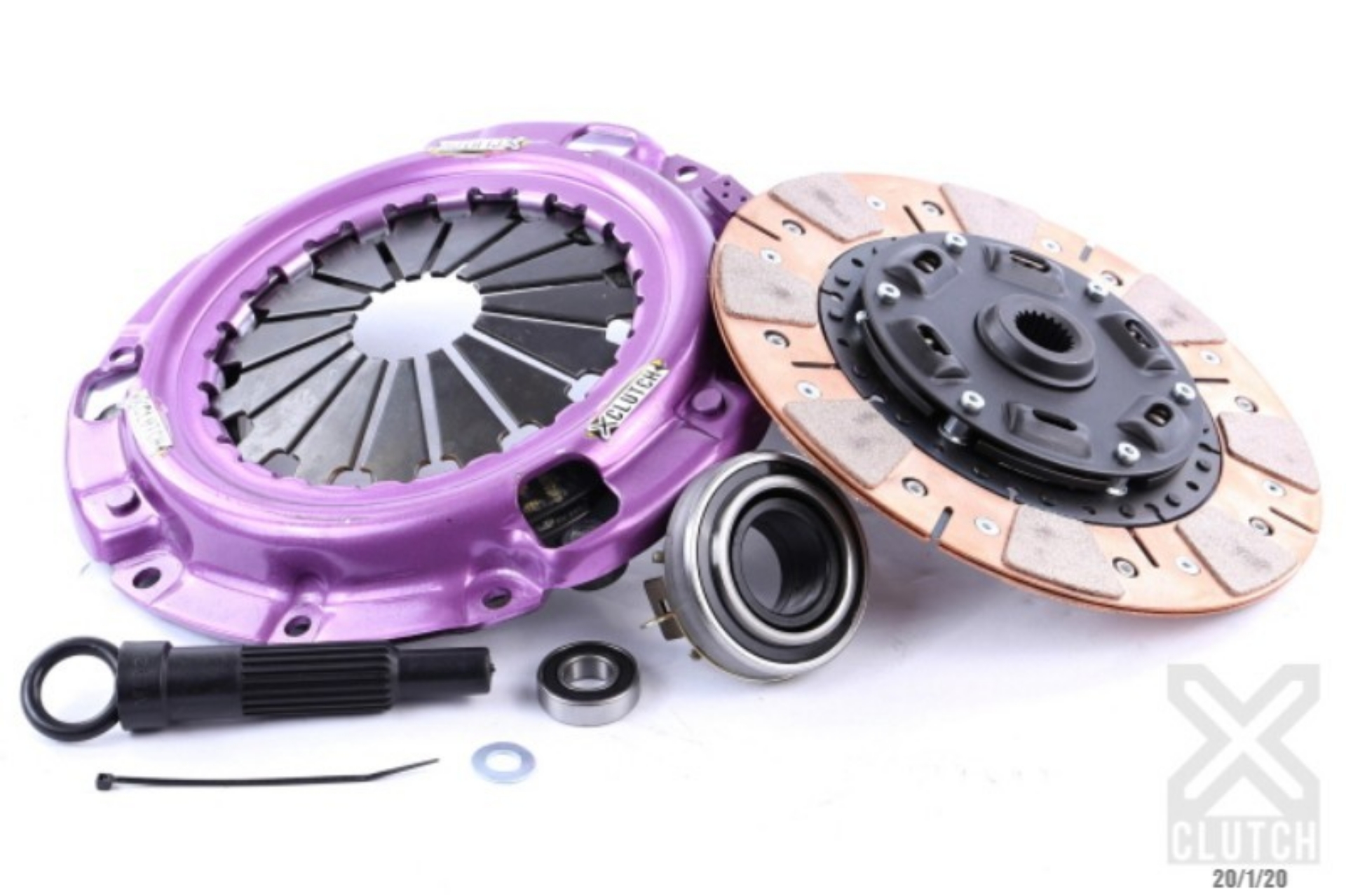 Picture of XClutch 92-96 Mitsubishi Lancer GSR 1-8L Stage 2 Cushioned Ceramic Clutch Kit
