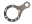 Picture of PRP Push to Talk Steering Wheel Plate - Single Button - Raw