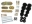 Picture of Energy Suspension 67-68 Chevrolet C-10 Pickup Black Body Mount Set