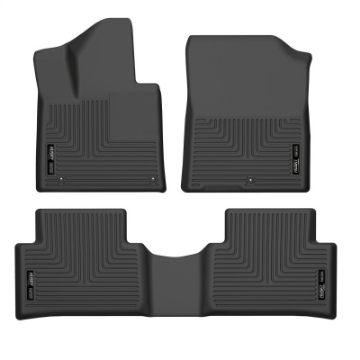 Picture of Husky Liners 21-22 Kia Sorento WeatherBeater Front & 2nd Seat Floor Liners - Black