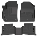 Picture of Husky Liners 21-22 Kia Seltos WeatherBeater Front & 2nd Seat Floor Liners - Black
