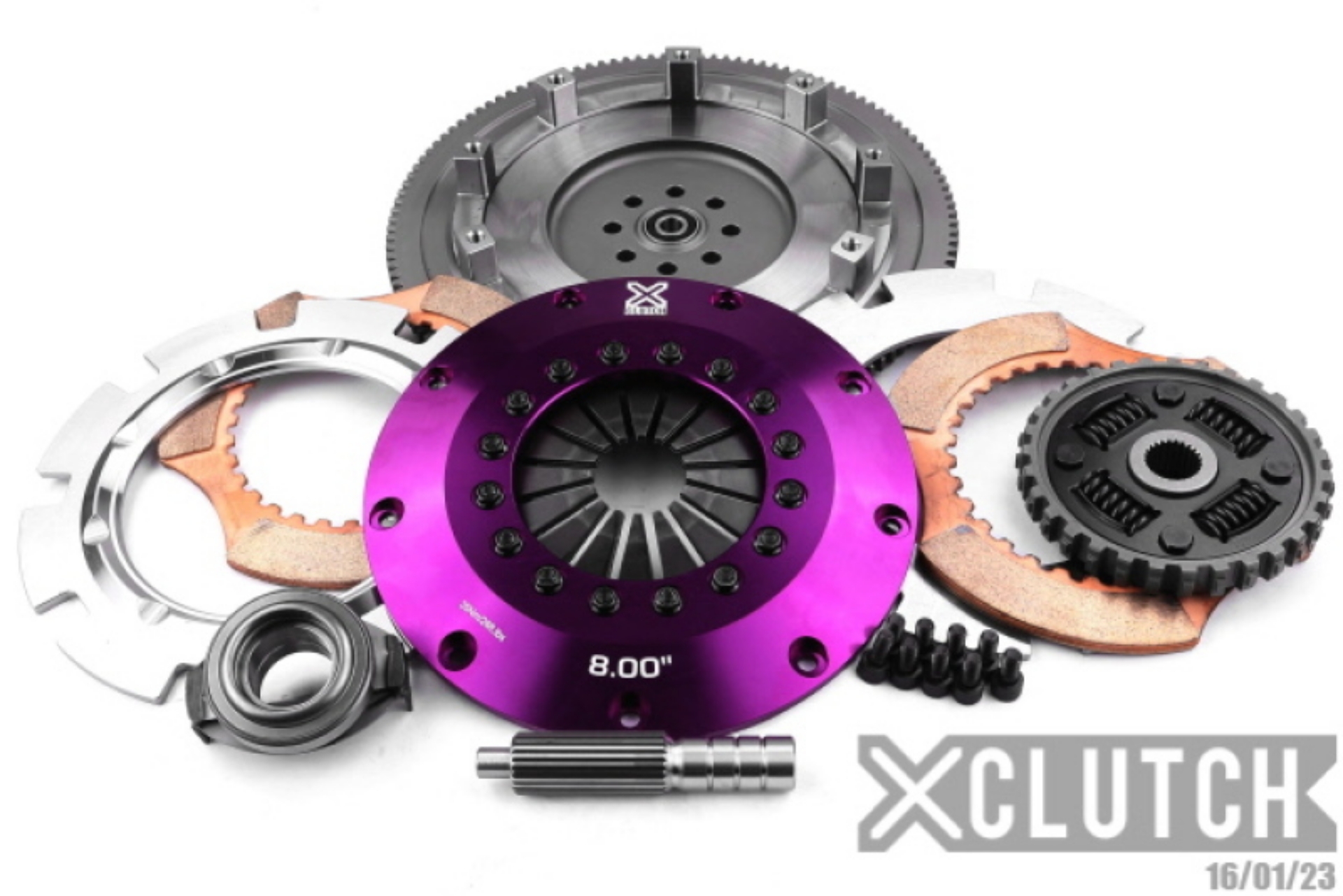Picture of XClutch 15-17 Subaru WRX Base 2-0L 8in Twin Sprung Ceramic Clutch Kit