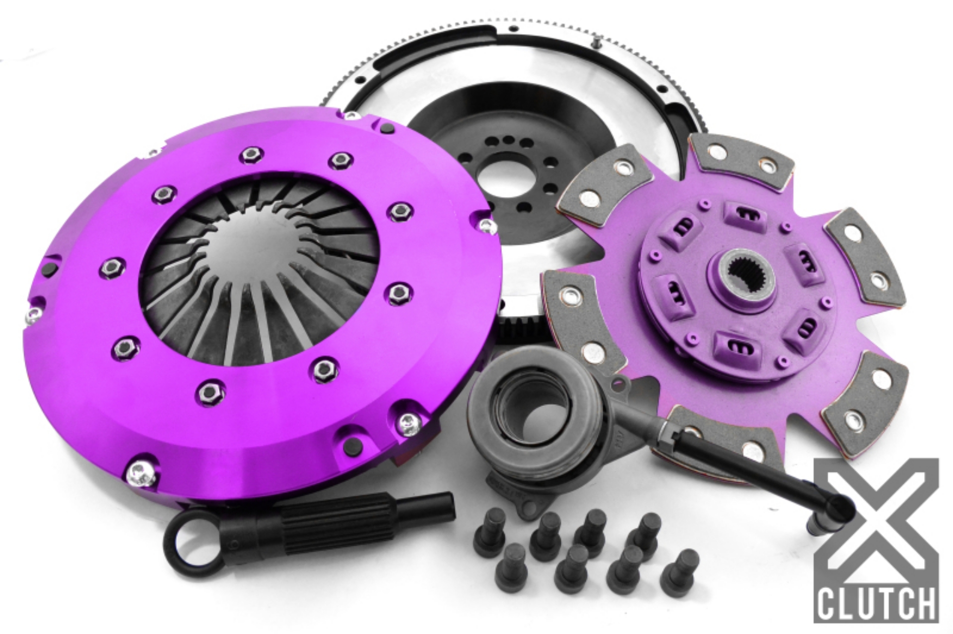 Picture of XClutch 08-09 Audi A3 Sportback 2-0L Stage 2R Extra HD Sprung Ceramic Clutch Kit