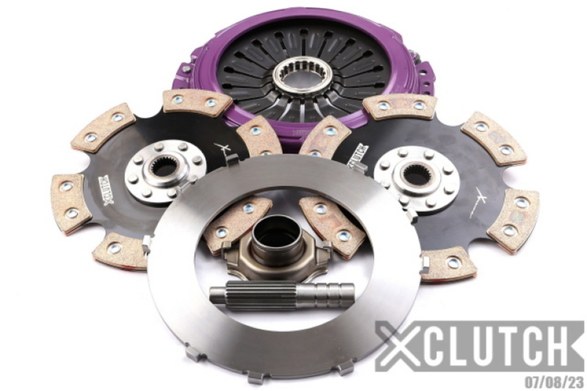 Picture of XClutch Mitsubishi 9in Twin Solid Ceramic Multi-Disc Service Pack