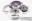 Picture of XClutch Subaru 9in Twin Sprung Ceramic Multi-Disc Service Pack
