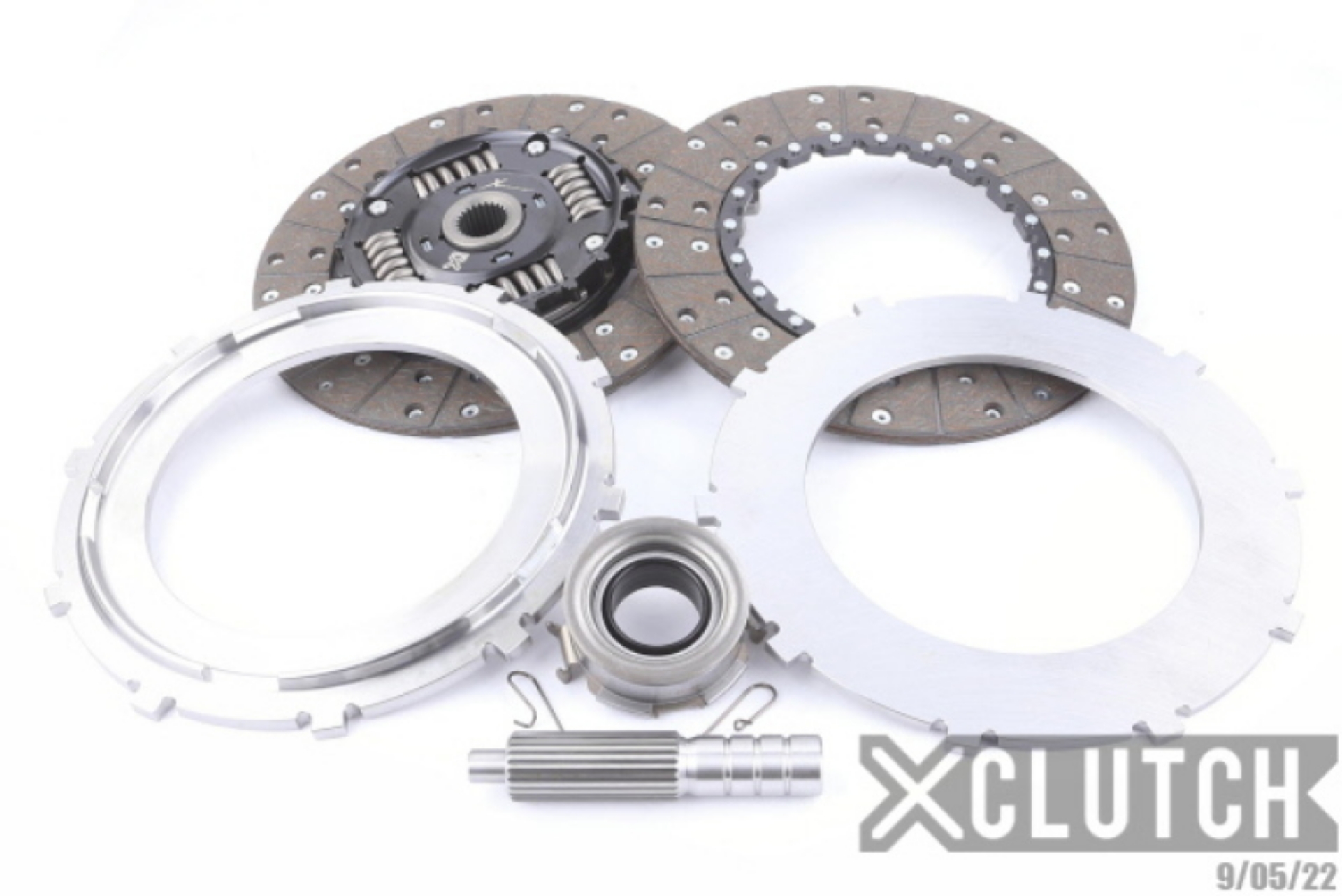 Picture of XClutch Subaru 9in Twin Sprung Organic Multi-Disc Service Pack