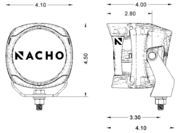 Picture of ARB NACHO Quatro Combo 4in- Offroad LED Light - Pair