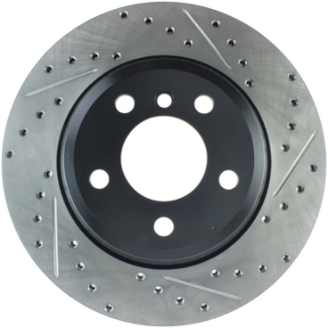 Picture of StopTech 12-16 BMW 335i Slotted & Drilled Rear Left Rotor