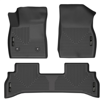 Picture of Husky Liners 21-22 Buick Encore GX RWD WeatherBeater Front & 2nd Seat Floor Liners - Black