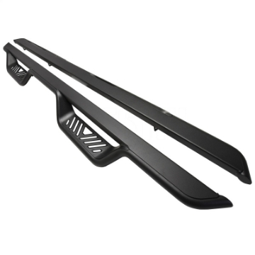 Picture of Westin 15-22 Ford F-150 SuperCrew - 17-22 F-250-350 Crew Cab Outlaw Nerf Step Bars - Textured Black