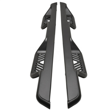 Picture of Westin 15-22 Ford F-150 SuperCrew - 17-22 F-250-350 Crew Cab Outlaw Nerf Step Bars - Textured Black