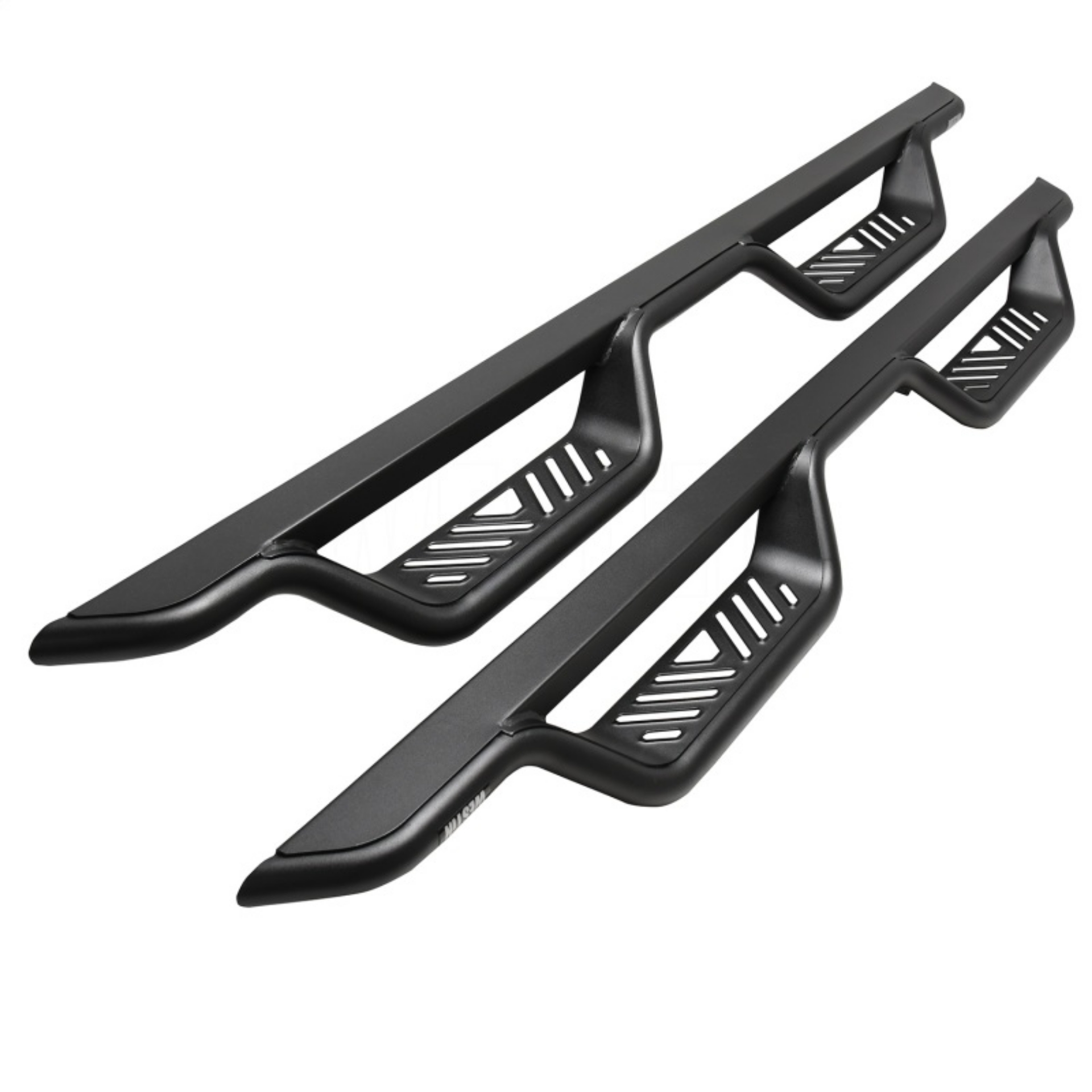 Picture of Westin 07-21 Toyota Tundra Double Cab Outlaw Nerf Step Bars - Textured Black