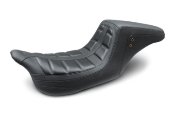 Picture of Mustang 08-21 Harley Electra Glide,Rd Glide,Rd King, Str Glide Squareback 1PC Seat - Black
