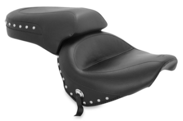Picture of Mustang 98-16 Yamaha V-Star 650 Custom, 98-10 V-Star 650 Cl Touring 1PC Seat w-Studs - Black