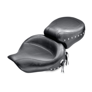 Picture of Mustang 91-05 Harley Dyna Wide Touring 1PC Seat - Black