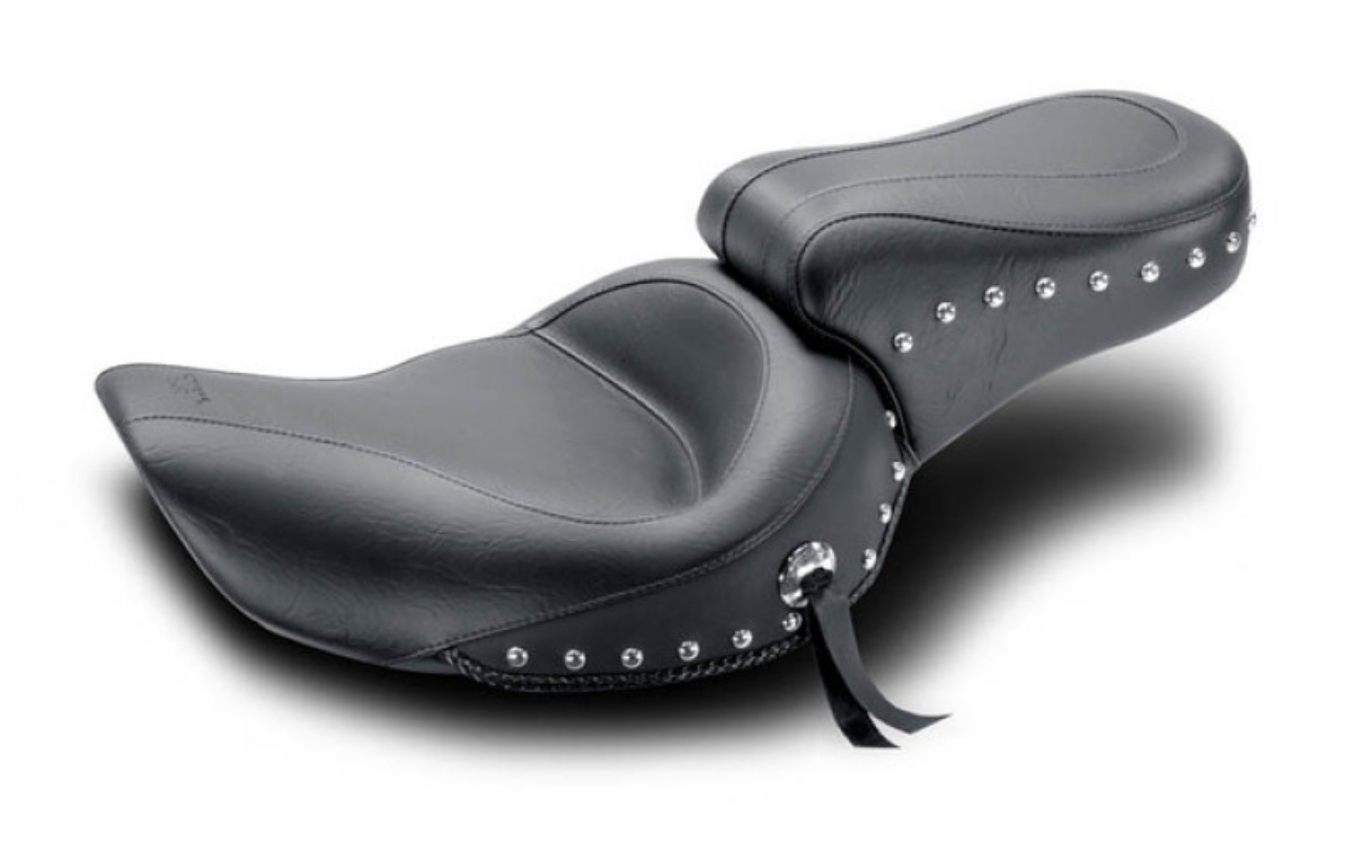 Picture of Mustang 91-05 Harley Dyna Standard Touring Solo Seat w-Studs - Black