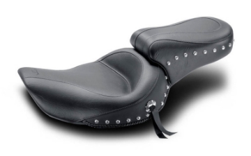 Picture of Mustang 91-05 Harley Dyna Standard Touring Solo Seat w-Studs - Black