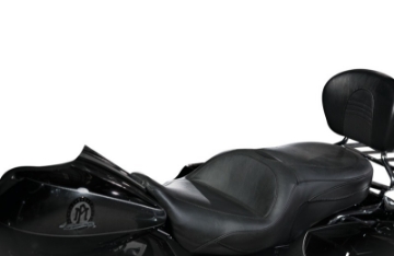 Picture of Mustang 97-07 Harley Road King, 06-07 Street Glide, 00-05 Eagle Sport Touring 1PC Seat - Black