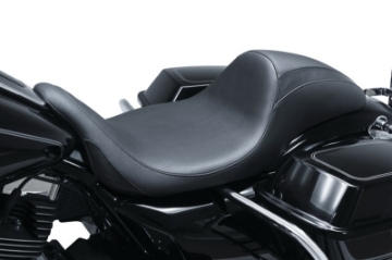 Picture of Mustang 08-21 Harley Electra Glide, Rd Glide, Rd King, Str Glide Hightail Fastback 1PC Seat - Black