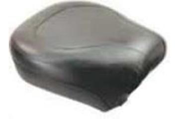 Picture of Mustang 84-06 Harley Standard Rear Tire Wide Touring Passenger Seat - Black