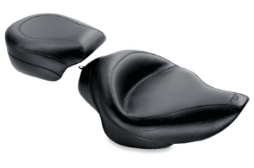 Picture of Mustang 04-21 Harley Sportster 3-3 Gallon Standard Touring Solo Seat - Black