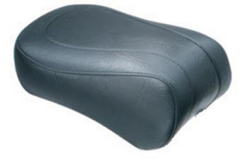 Picture of Mustang 00-15 Harley Softail Standard Rear Tire Wide Vint Touring Passenger Seat - Black