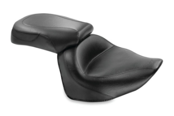 Picture of Mustang 08-17 Yamaha Raider Wide Touring 2PC Seat - Black