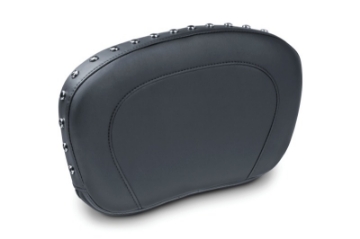 Picture of Mustang 97-21 Harley Touring Sissy Bar Pad w-Black Pearl Studs 14 inch x 9 inch - Black