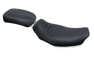 Picture of Mustang 08-21 Harley Electra Glide Std,Rd Glide,Rd King,Str Glide Tripper Passenger Seat - Black