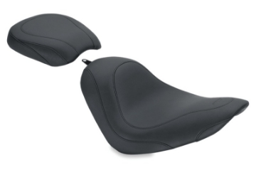 Picture of Mustang 06-17 Harley Softail Wide Tire 200mm Wide Tripper Solo Seat - Black