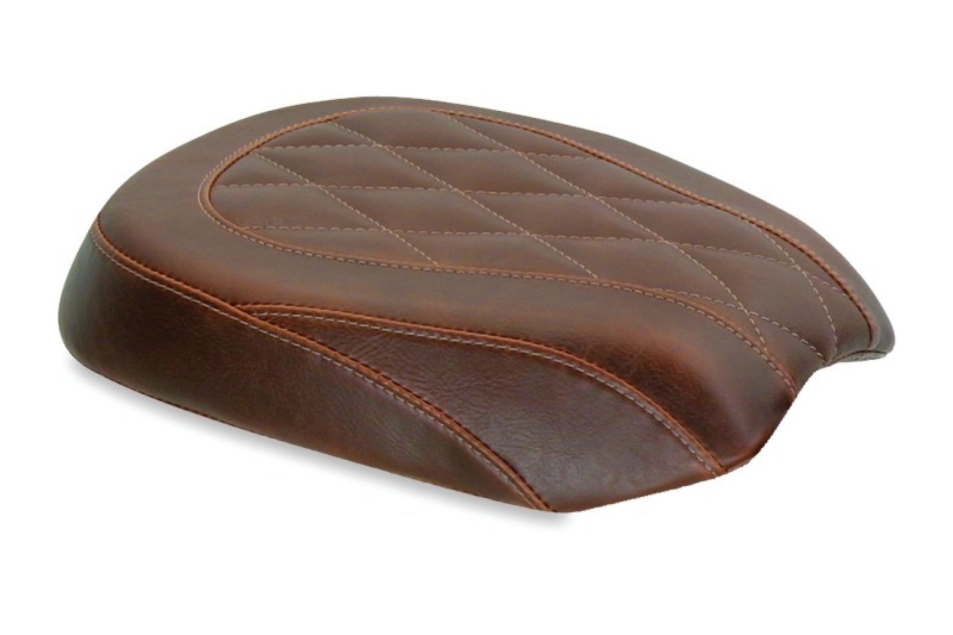 Picture of Mustang 06-17 Harley Softail Wide Tire 200mmWide Tripper Passenger Seat - Distressed Brown