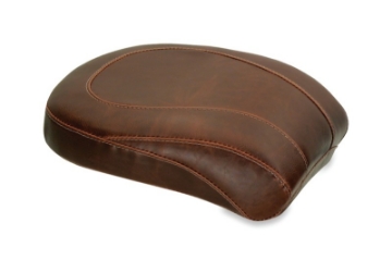 Picture of Mustang 00-15 Harley Softail Standard Rear Tire Wide Tripper Passenger Seat - Distressed Brown