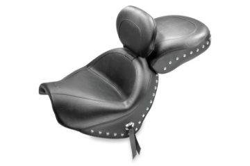 Picture of Mustang 05-08 Suzuki Blvd C50,05-08 Blvd C50T,01-04 VL800 Volusia Std Touring 2PC Seat w-Studs-Black