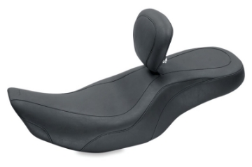 Picture of Mustang 97-07 Harley Rd King, 06-07 Str Glide ,00-05 Eagle Wide Tripper 1PC Seat-Black