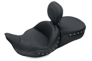 Picture of Mustang 08-21 Harley Electra Glide,Rd Glide,Rd King,Str Glide Touring 1PC Seat w-DBR -Black
