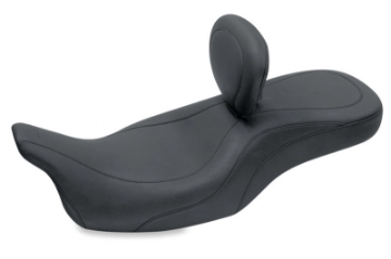 Picture of Mustang 08-21 Harley Electra Glide,Rd Glide,Rd King,Str Glide Harley Super Touring 1PC Seat- Black