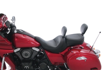 Picture of Mustang 11-19 Kawasaki Vulcan 1700, Vaquero Passenger Backrest - Black