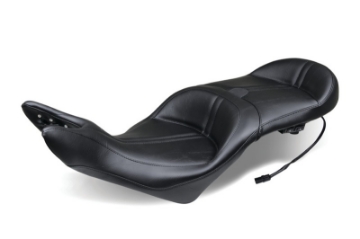 Picture of Mustang 08-17 Victory Vision Standard Touring 1PC Seat w-Driver Backrest - Black