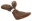 Picture of Mustang 84-06 Harley Standard Rear Tire Wide Tripper Solo Seat w-Driver Backrest - Distressed Brown
