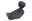 Picture of Mustang 14-17 Harley Fat Bob Wide Tripper Solo Seat w-Driver Backrest Diamond Stitch - Black