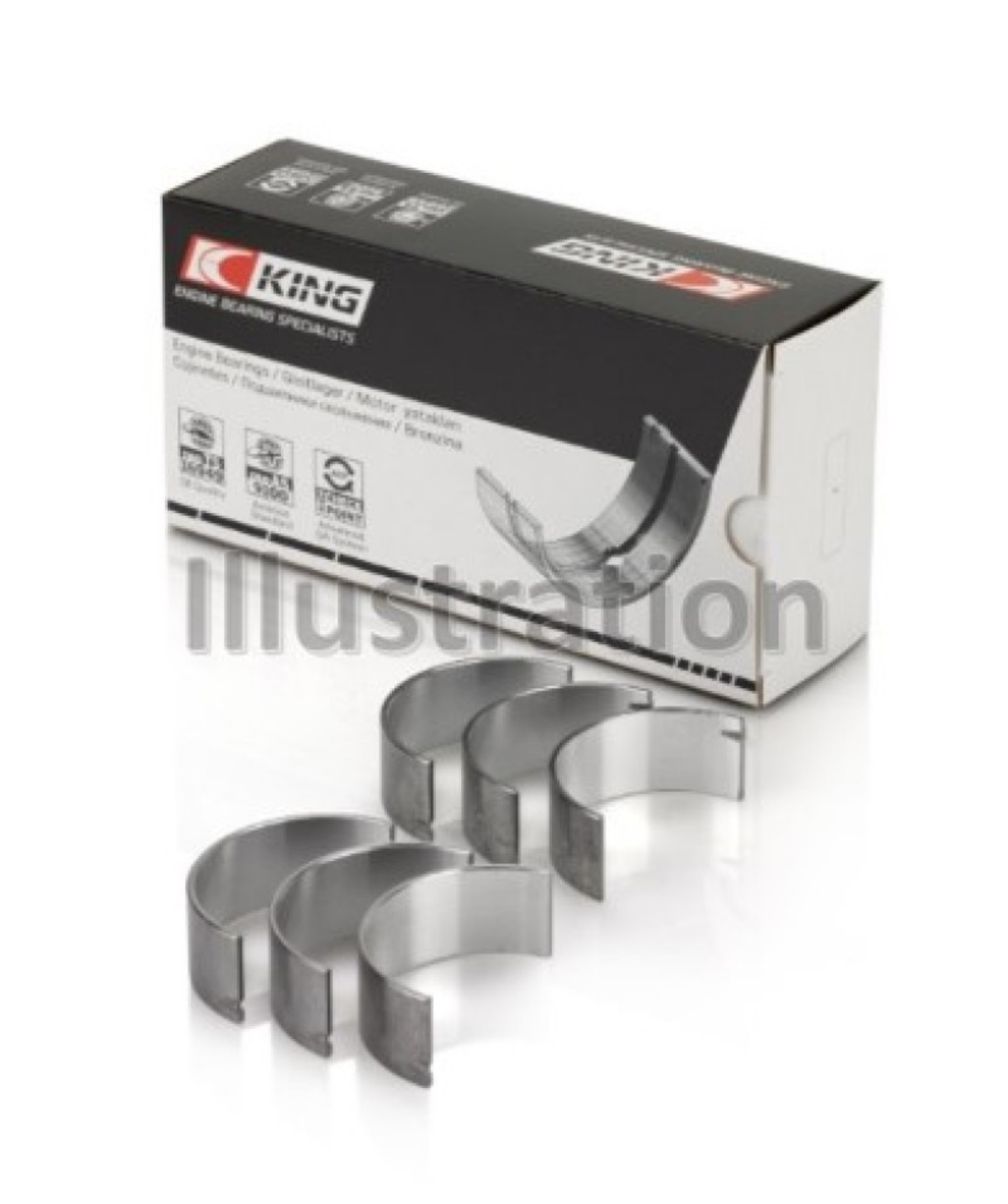 Picture of King Engine Bearings Smart M 132-910-930 Connecting Rod Bearing Set