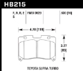 Picture of Hawk 93-98 Toyota Supra TT HP+ Street Front Brake Pads