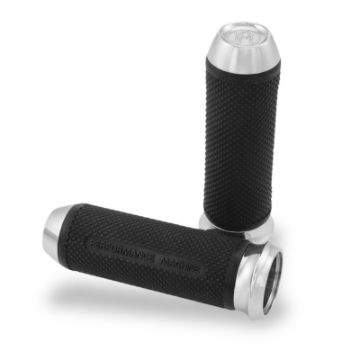 Picture of Performance Machine Handle Grip Set - Elite TBW - Chrome