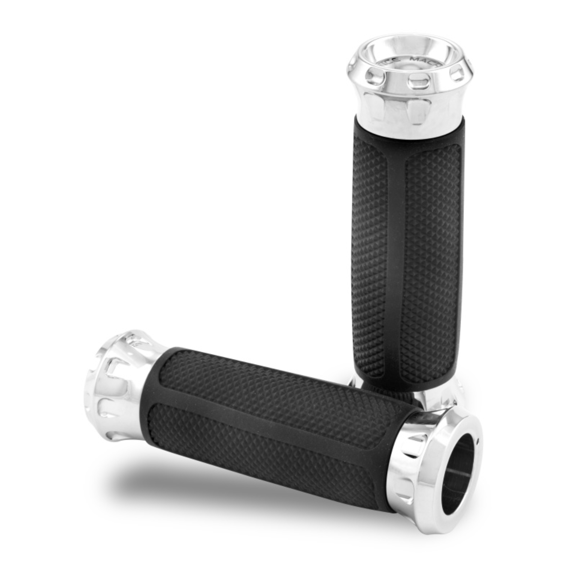 Picture of Performance Machine Handle Grip Set Overdrive - Chrome