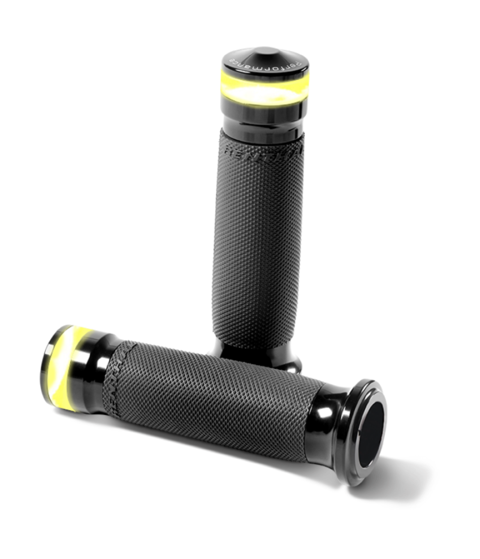 Picture of Performance Machine Contour Led Handle Grip Set - Black Ano