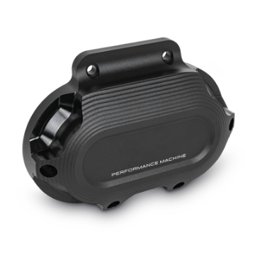 Picture of Performance Machine Cable Clutch Cover Race Series - Black Ops