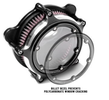 Picture of Performance Machine Vision Air Cleaner W- Bezel - Contrast Cut