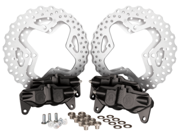 Picture of Performance Machine UTV Rock Deflector Spacer Kit - Black Ano