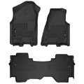 Picture of Husky Liners 19-24 Dodge Ram 1500 X-Act Front + 2nd Seat Floor Liner Set - Black